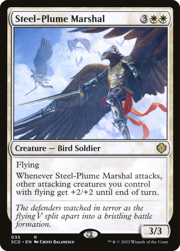 Steel-Plume Marshal [Starter Commander Decks] | Cracking-Singles