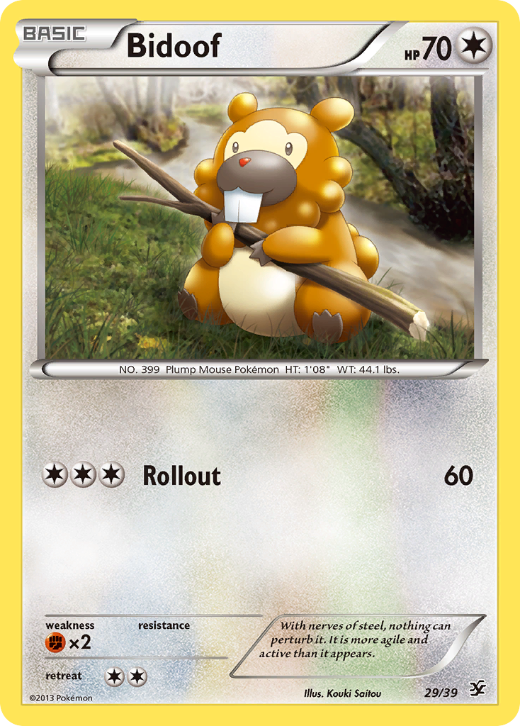 Bidoof (29/39) [XY: Kalos Starter Set] | Cracking-Singles