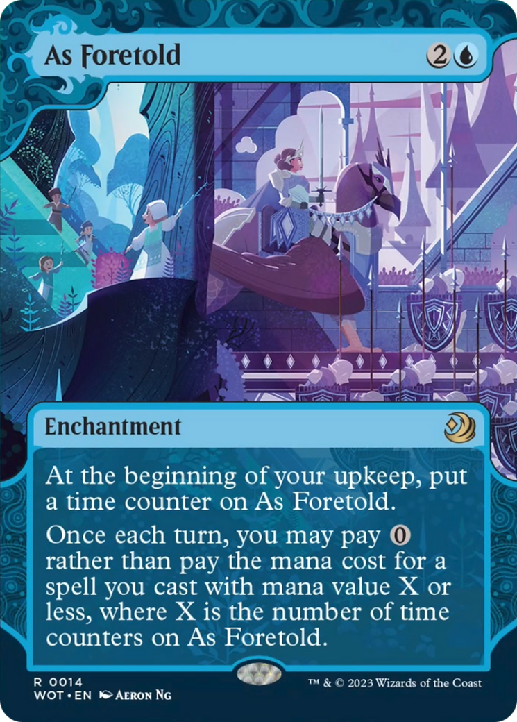 As Foretold [Wilds of Eldraine: Enchanting Tales] | Cracking-Singles