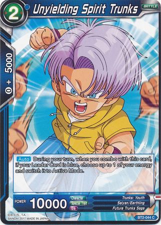 Unyielding Spirit Trunks [BT2-044] | Cracking-Singles