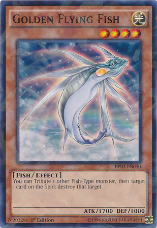 Golden Flying Fish [BP03-EN040] Shatterfoil Rare | Cracking-Singles