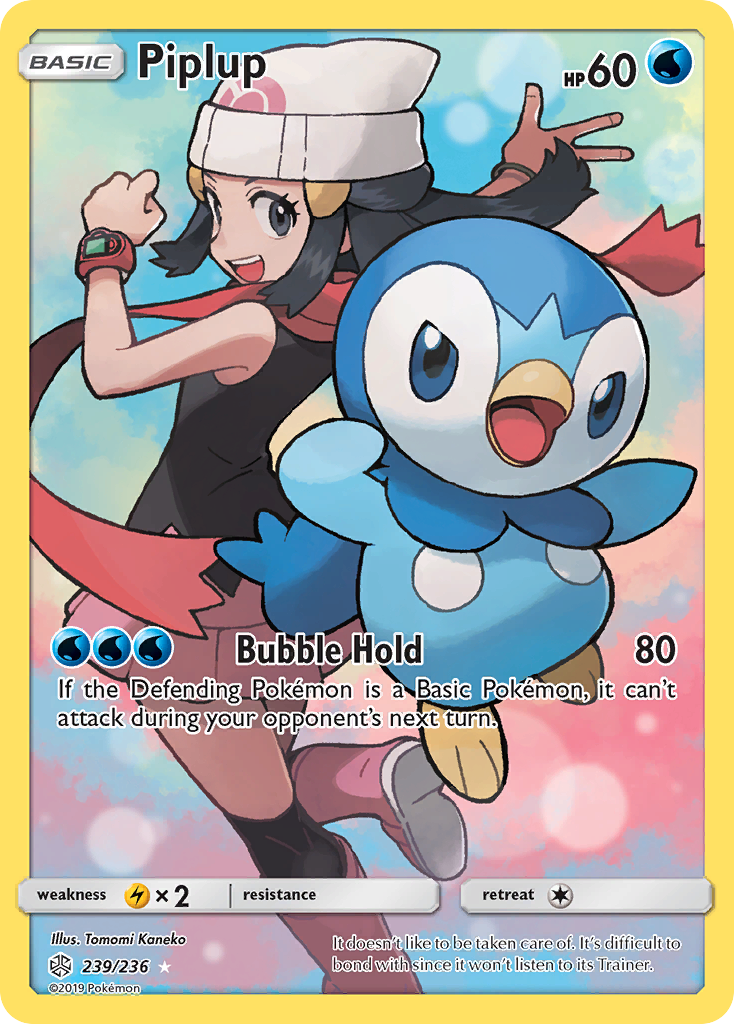 Piplup (239/236) [Sun & Moon: Cosmic Eclipse] | Cracking-Singles