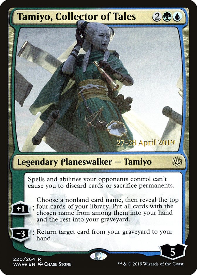 Tamiyo, Collector of Tales  [War of the Spark Prerelease Promos] | Cracking-Singles