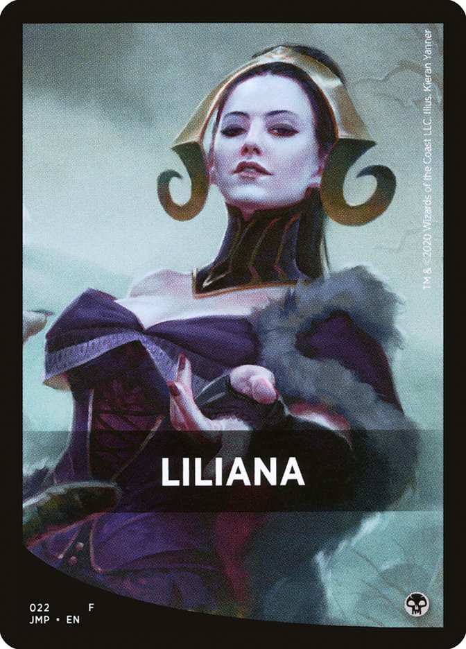 Liliana Theme Card [Jumpstart Front Cards] | Cracking-Singles