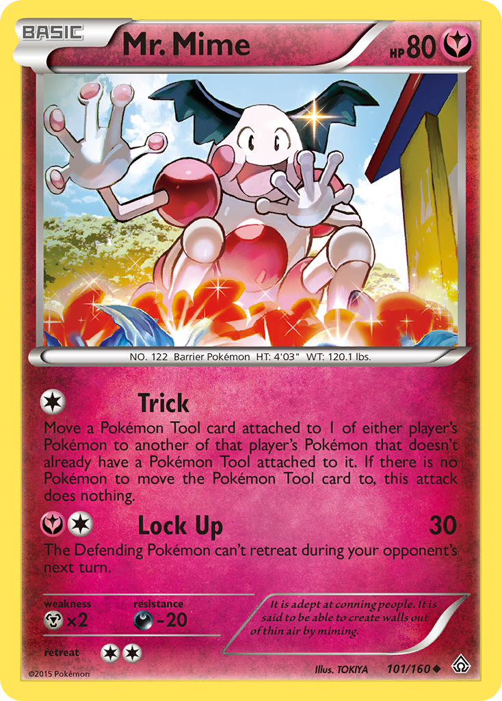 Mr. Mime (101/160) [XY: Primal Clash] | Cracking-Singles