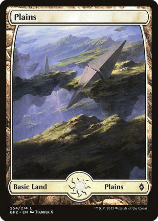 Plains (254) - Full Art [Battle for Zendikar] | Cracking-Singles