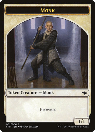 Monk Token [Fate Reforged Tokens] | Cracking-Singles