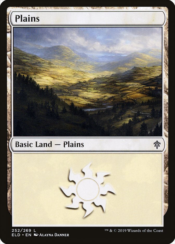 Plains (252) [Throne of Eldraine] | Cracking-Singles