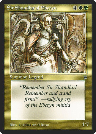 Sir Shandlar of Eberyn [Legends] | Cracking-Singles