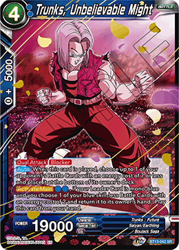 Trunks, Unbelievable Might [BT13-042] | Cracking-Singles