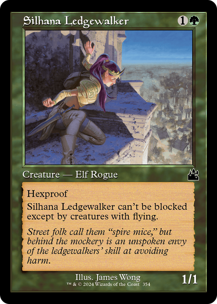 Silhana Ledgewalker (Retro Frame) [Ravnica Remastered] | Cracking-Singles