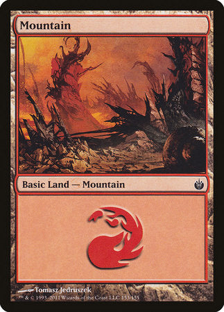 Mountain (153) [Mirrodin Besieged] | Cracking-Singles