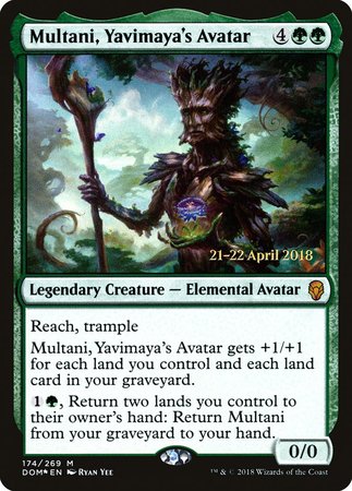 Multani, Yavimaya's Avatar [Dominaria Promos] | Cracking-Singles