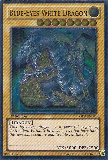 Blue-Eyes White Dragon (UTR) [YSKR-EN001] Ultimate Rare | Cracking-Singles