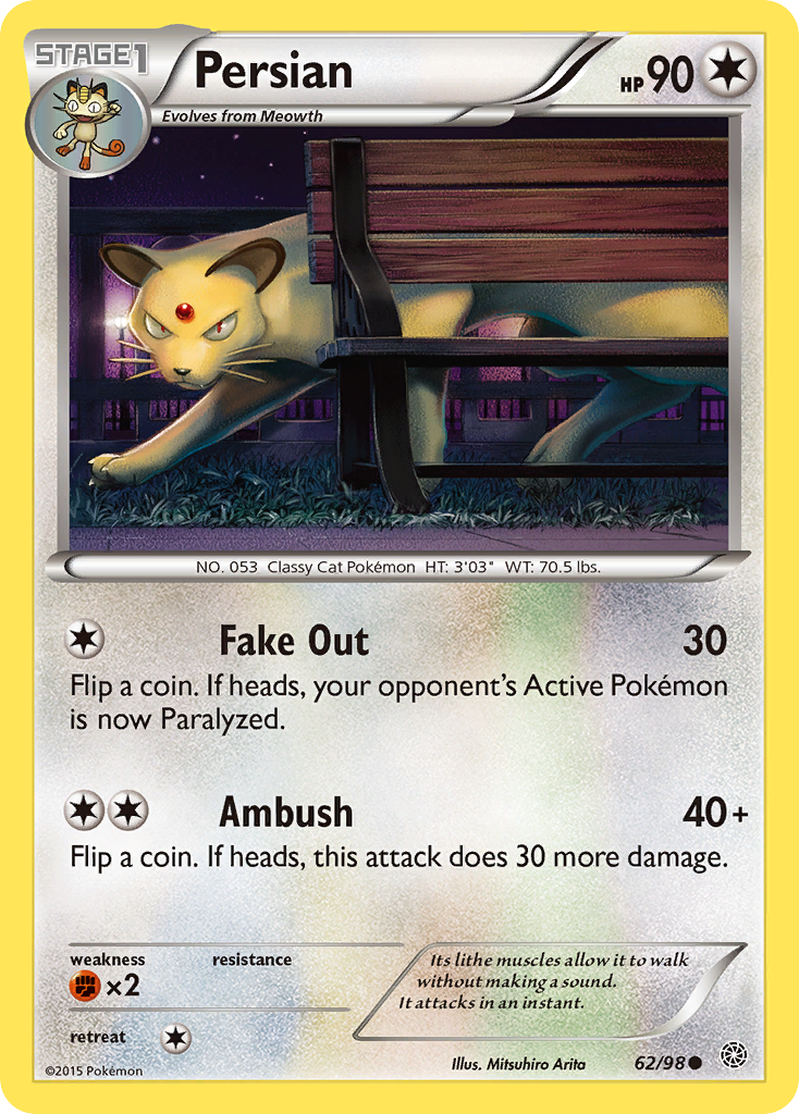 Persian (62/98) [XY: Ancient Origins] | Cracking-Singles