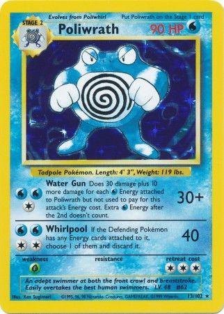 Poliwrath (13/102) [Base Set Unlimited] | Cracking-Singles