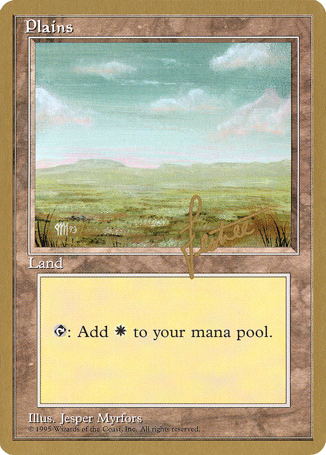 Plains (bl364) (Bertrand Lestree) [Pro Tour Collector Set] | Cracking-Singles