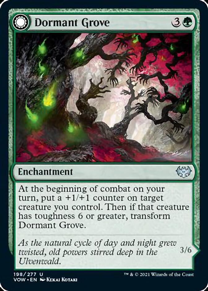 Dormant Grove // Gnarled Grovestrider [Innistrad: Crimson Vow] | Cracking-Singles