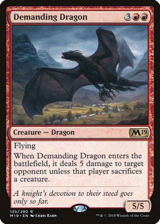 Demanding Dragon [Core Set 2019] | Cracking-Singles