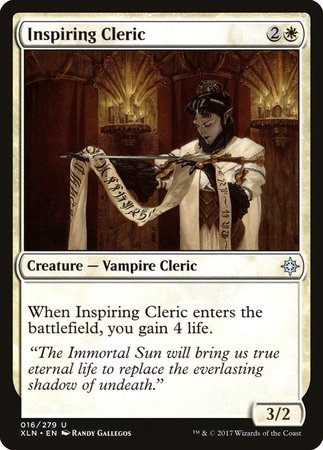 Inspiring Cleric [Ixalan] | Cracking-Singles