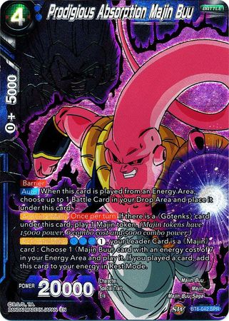 Prodigious Absorption Majin Buu (SPR) [BT6-042_SPR] | Cracking-Singles