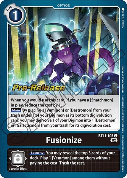 Fusionize [BT11-105] [Dimensional Phase Pre-Release Promos] | Cracking-Singles