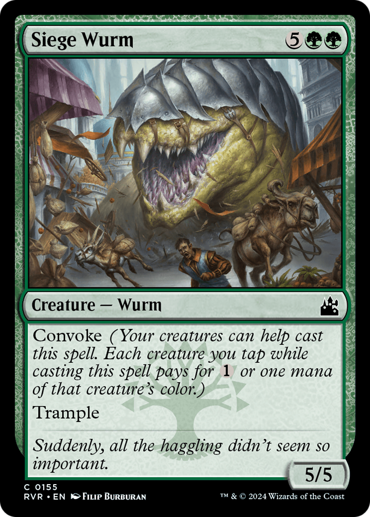 Siege Wurm [Ravnica Remastered] | Cracking-Singles