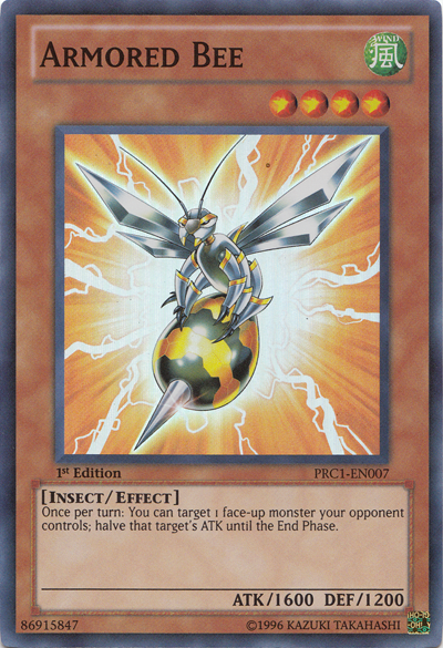 Armored Bee [PRC1-EN007] Super Rare | Cracking-Singles