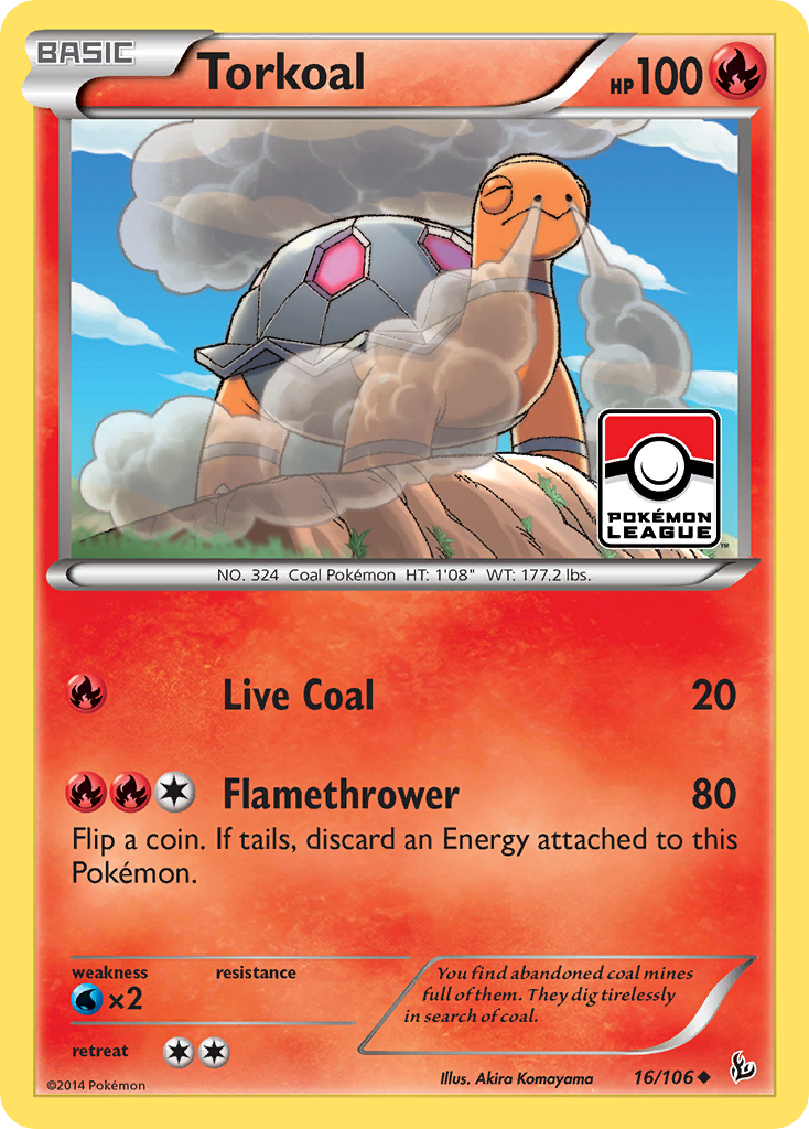 Torkoal (16/106) [XY: Flashfire] | Cracking-Singles