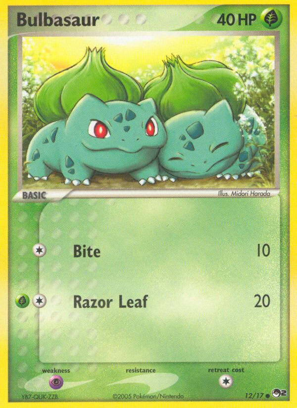 Bulbasaur (12/17) [POP Series 2] | Cracking-Singles