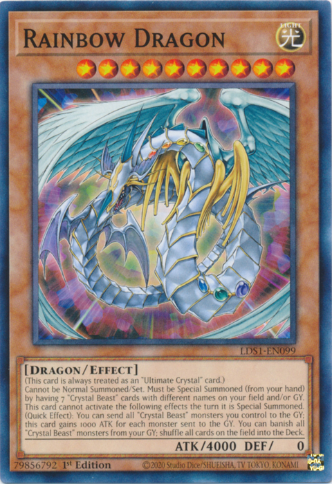 Rainbow Dragon [LDS1-EN099] Common | Cracking-Singles