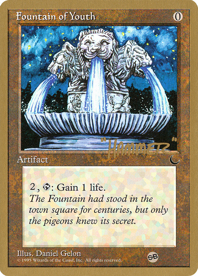 Fountain of Youth (Shawn "Hammer" Regnier) (SB) [Pro Tour Collector Set] | Cracking-Singles