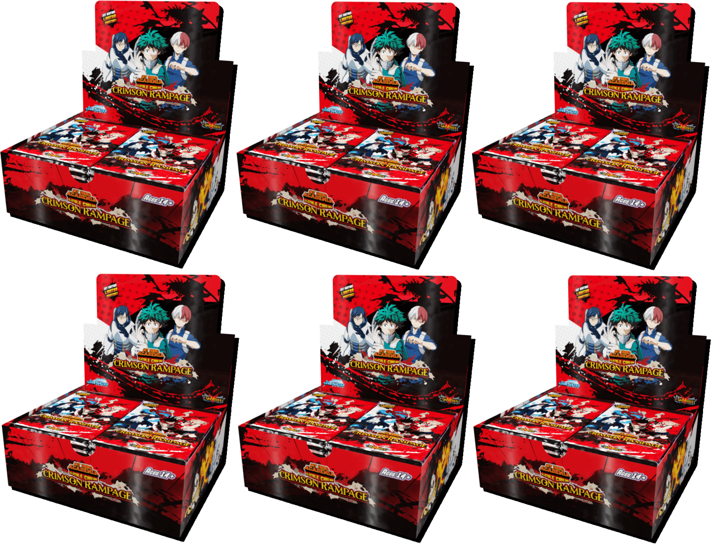 Crimson Rampage - Booster Box Case (1st Edition) | Cracking-Singles