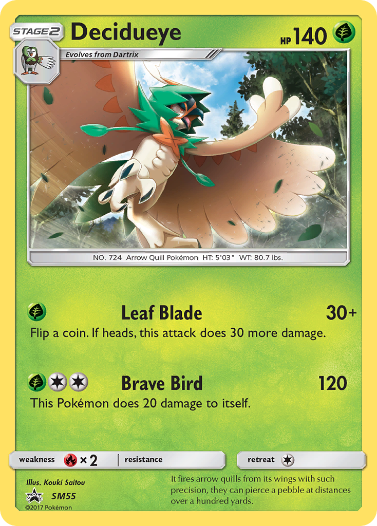 Decidueye (SM55) [Sun & Moon: Black Star Promos] | Cracking-Singles