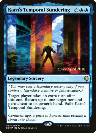 Karn's Temporal Sundering [Dominaria Promos] | Cracking-Singles