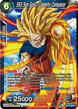 SS3 Son Goku, Calamity Conqueror (BT14-035) [Cross Spirits] | Cracking-Singles