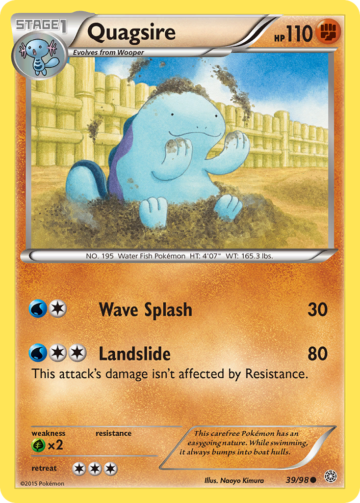 Quagsire (39/98) [XY: Ancient Origins] | Cracking-Singles