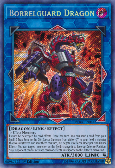 Borrelguard Dragon [BLRR-EN044] Secret Rare | Cracking-Singles