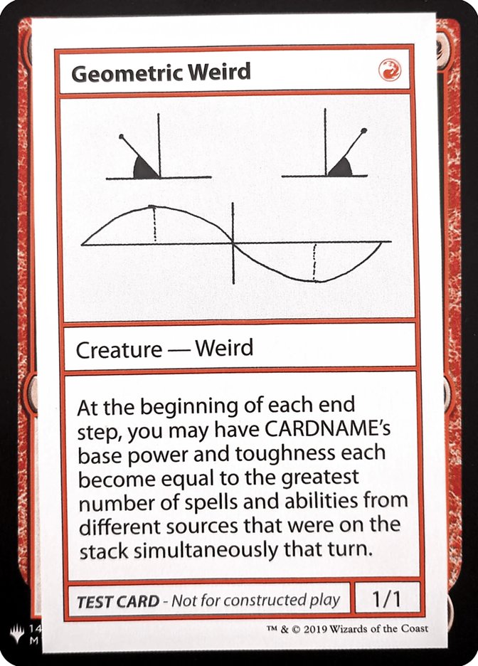 Geometric Weird [Mystery Booster Playtest Cards] | Cracking-Singles