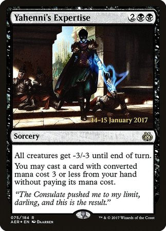 Yahenni's Expertise [Aether Revolt Prerelease Promos] | Cracking-Singles