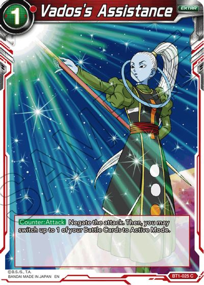 Vados's Assistance (Reprint) (BT1-025) [Battle Evolution Booster] | Cracking-Singles