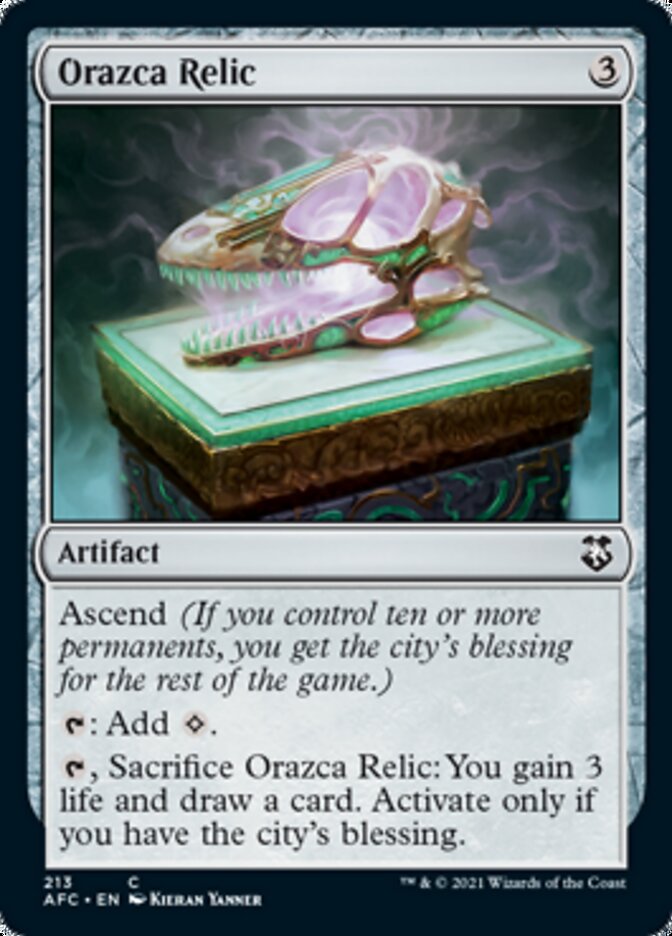 Orazca Relic [Dungeons & Dragons: Adventures in the Forgotten Realms Commander] | Cracking-Singles