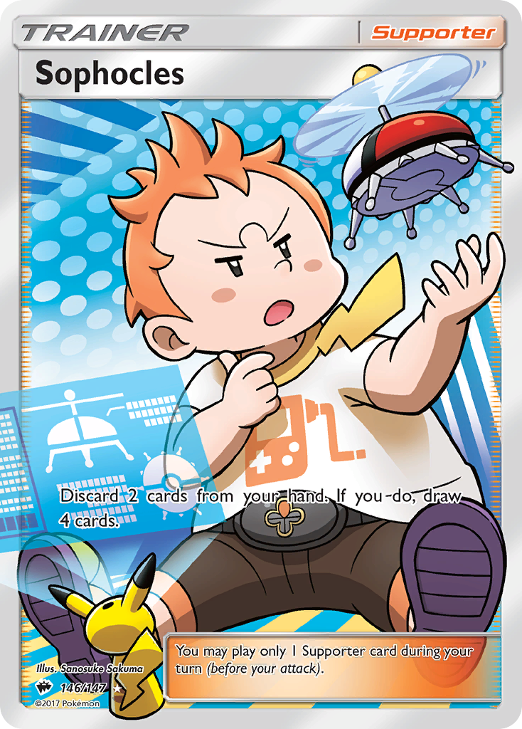 Sophocles (146/147) [Sun & Moon: Burning Shadows] | Cracking-Singles