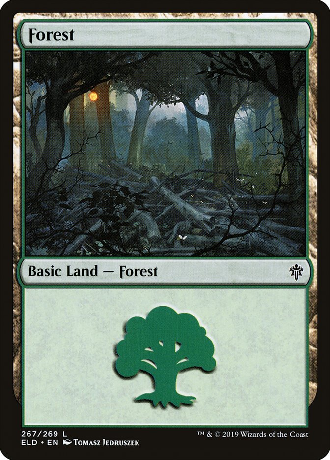 Forest (267) [Throne of Eldraine] | Cracking-Singles