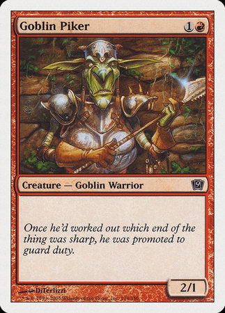 Goblin Piker [Ninth Edition] | Cracking-Singles