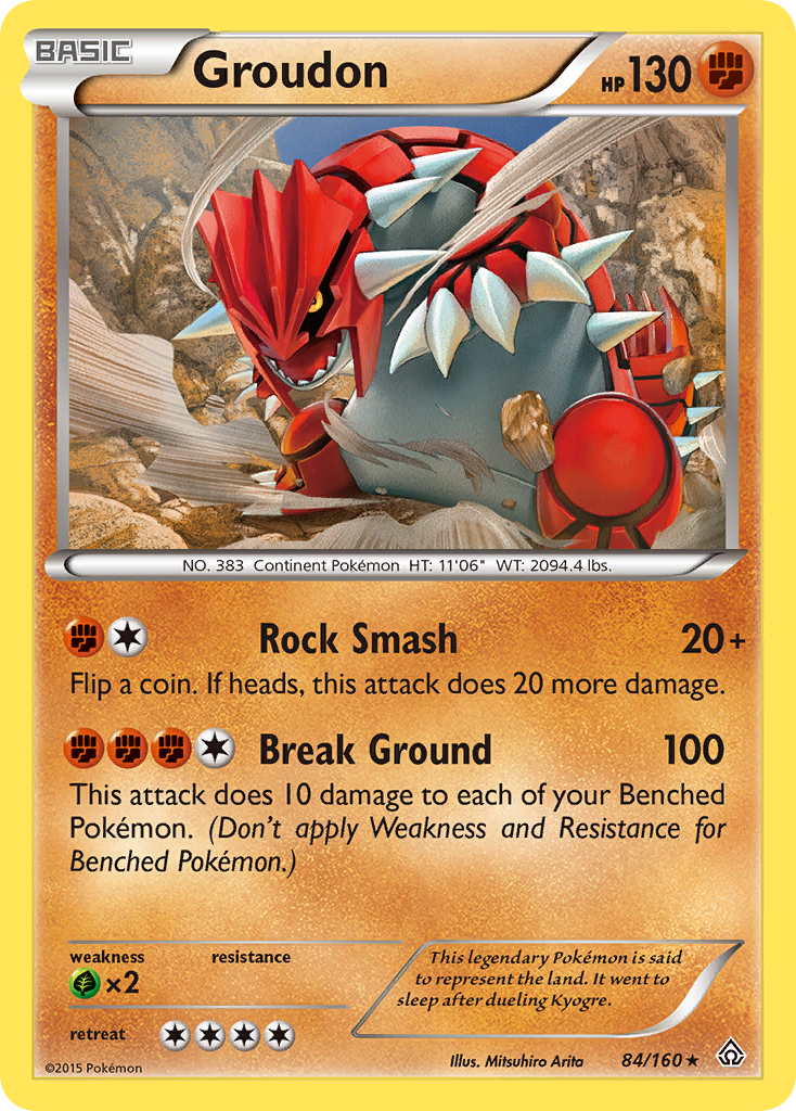 Groudon (84/160) [XY: Primal Clash] | Cracking-Singles