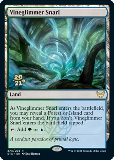 Vineglimmer Snarl [Strixhaven: School of Mages Prerelease Promos] | Cracking-Singles