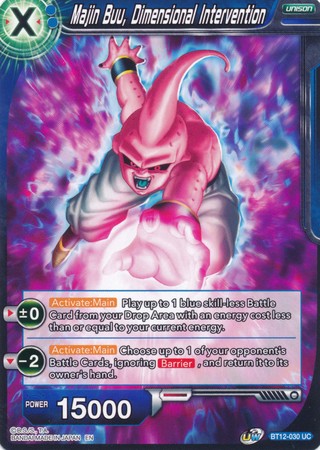 Majin Buu, Dimensional Intervention [BT12-030] | Cracking-Singles