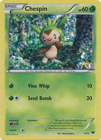 Chespin (2/12) [McDonald's Promos: 2014 Collection] | Cracking-Singles