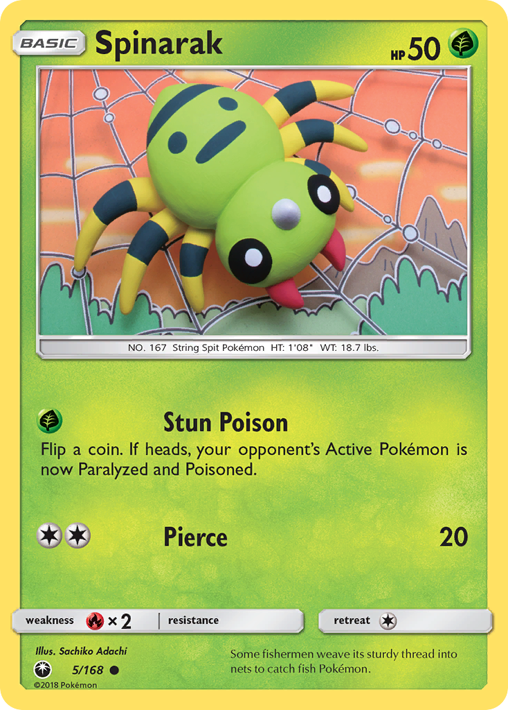 Spinarak (5/168) [Sun & Moon: Celestial Storm] | Cracking-Singles